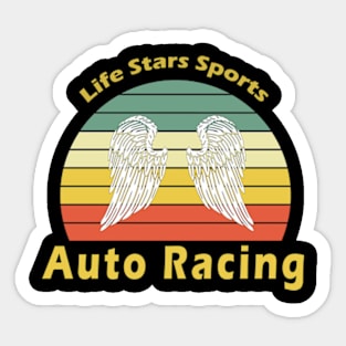 Auto Racing Sticker